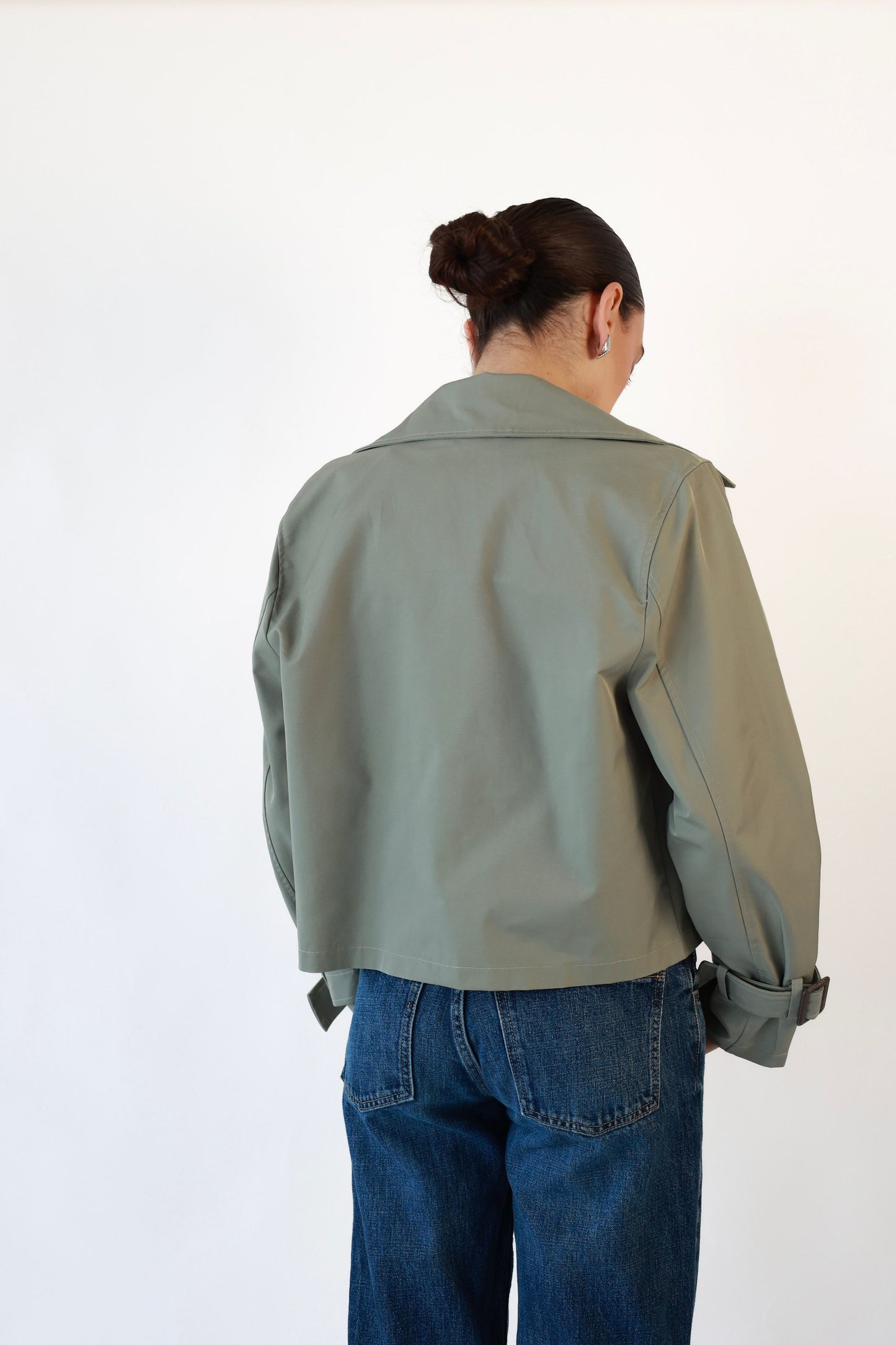 Mindy Crop Trench Coat